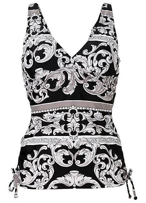 Baroque Printed Tankini Set