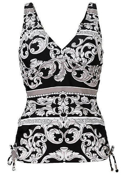 Baroque Printed Tankini Set